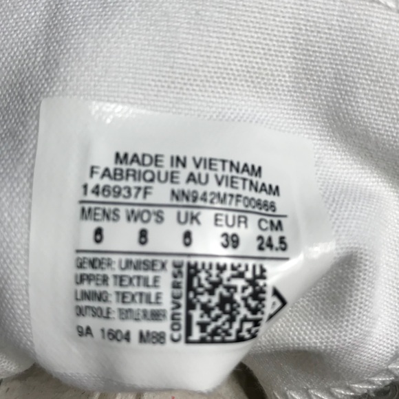 NWT Converse CT HI White/NYC WMNS AUTHENTIC - Picture 7 of 8